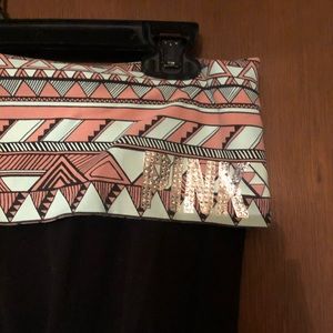 Pink yoga pants comfy.